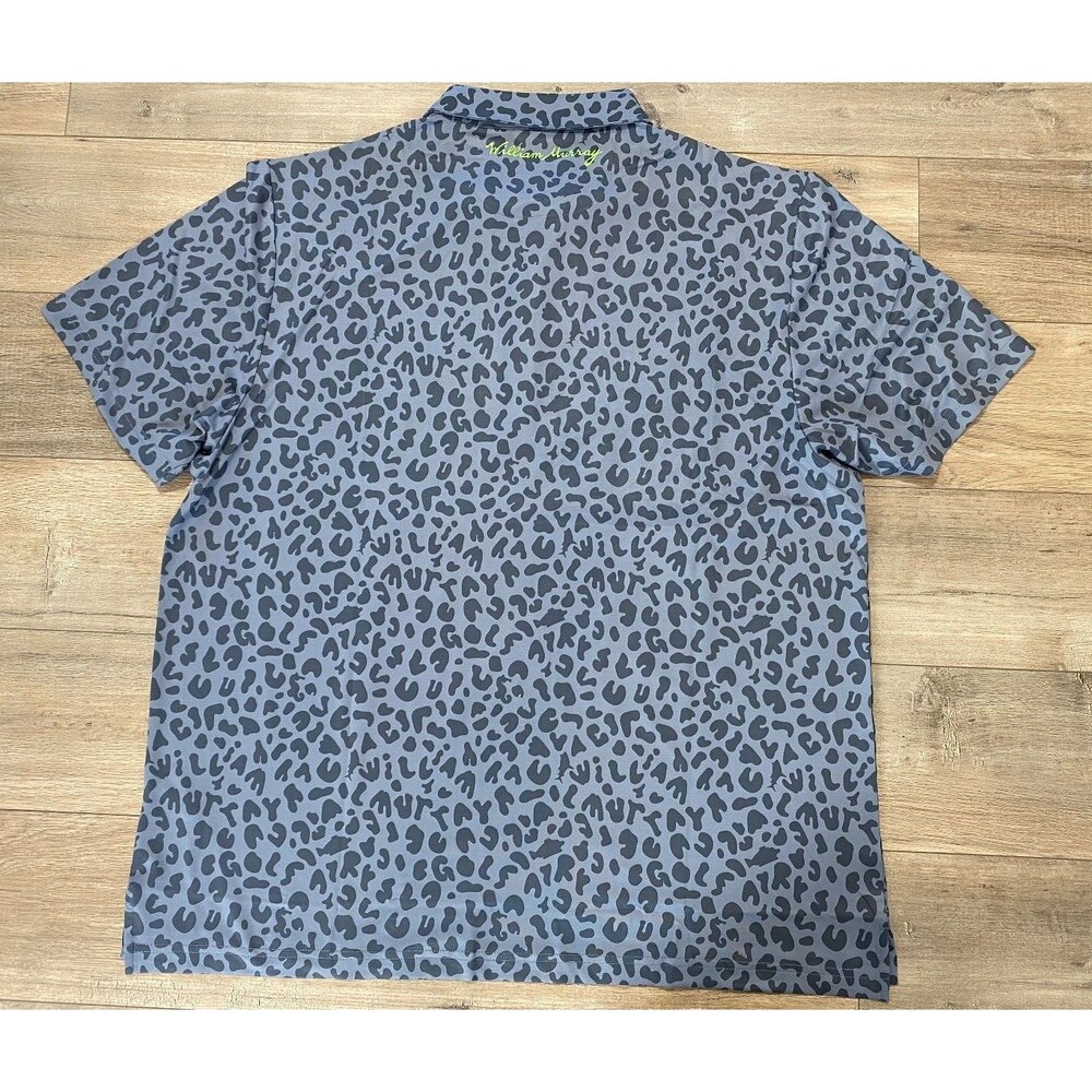 William Murray Golf For Esteban Polo Gray Mens M Short Sleeve Retail Packaging - Picture 4 of 8